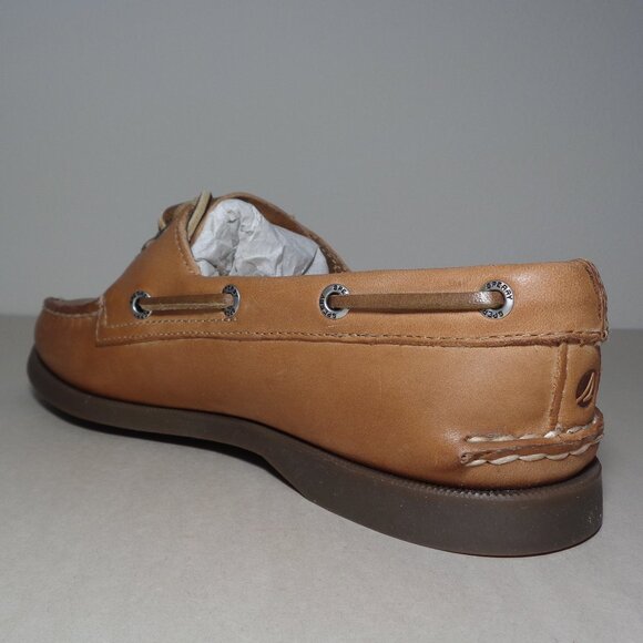 Sperry / Size 7 Wide / AUTHENTIC ORIGINAL 2 EYE / Brown  / New Women's Shoes - Picture 11 of 16